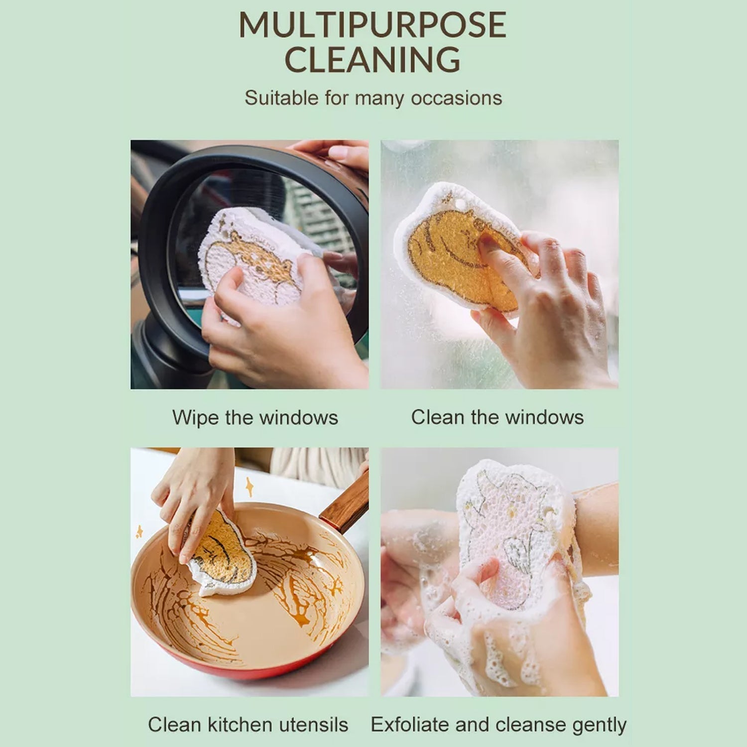 DoodleSponge Expandable Scrub Pads