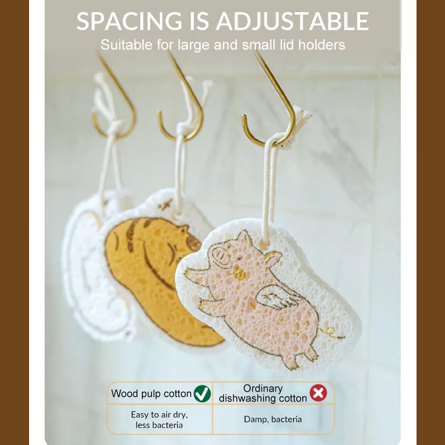 DoodleSponge Expandable Scrub Pads