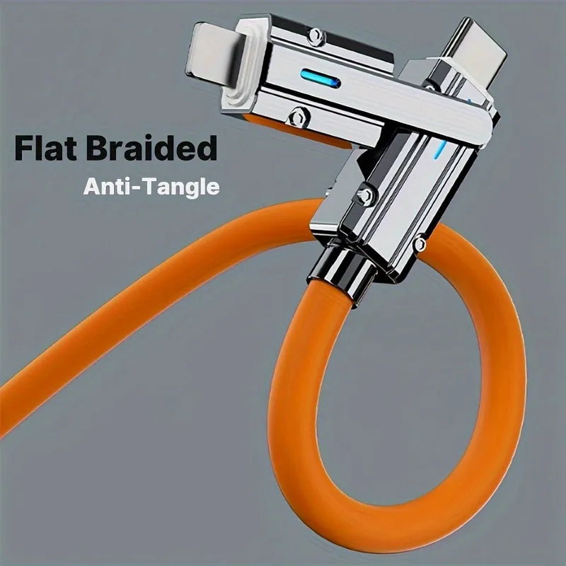 QuadCharge TangleFree Cable - 1m/3ft length