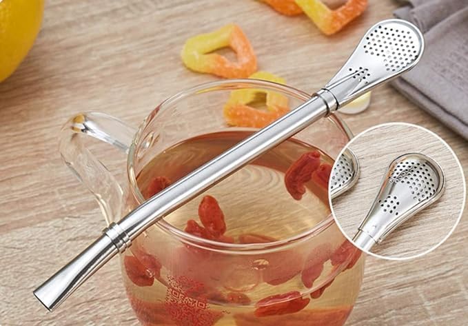 Dual Function Straw Spoon