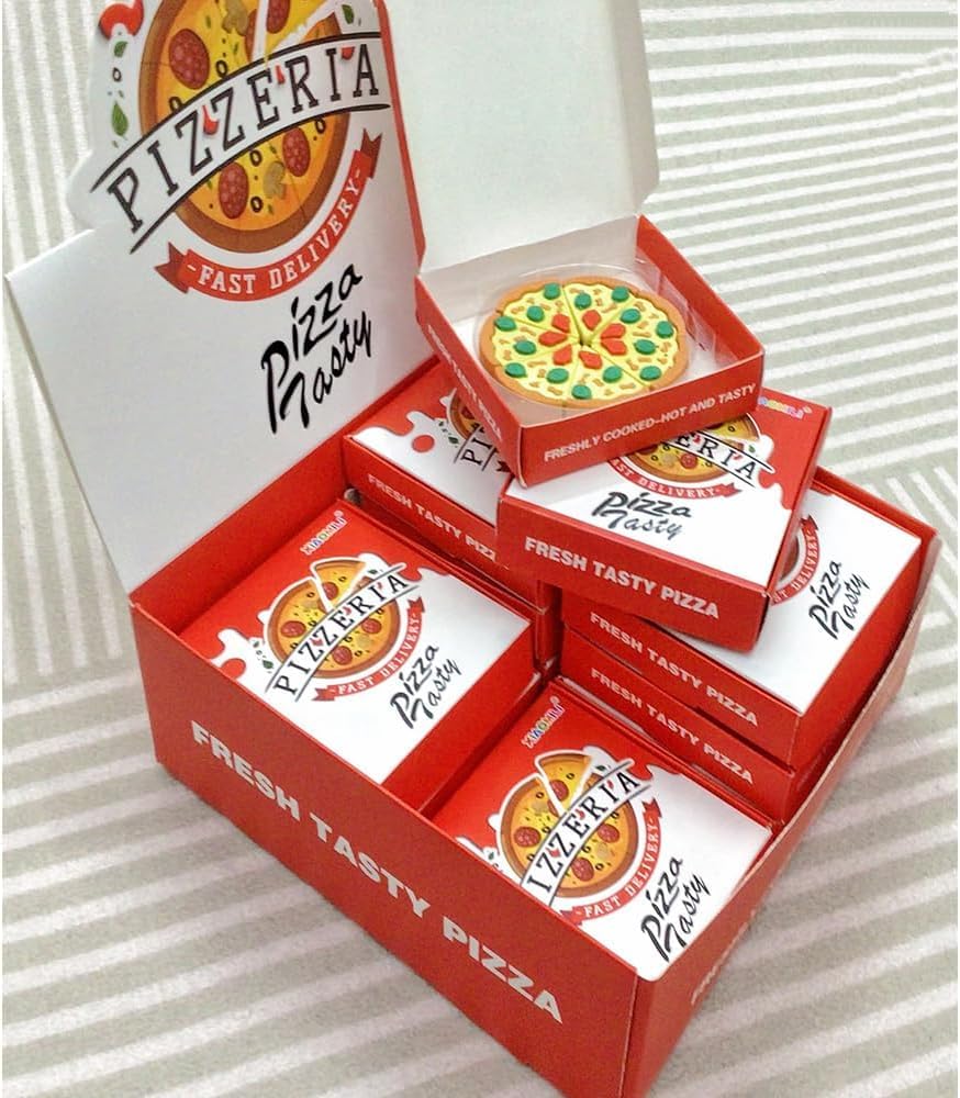 Pizza Fun & Play Erasers