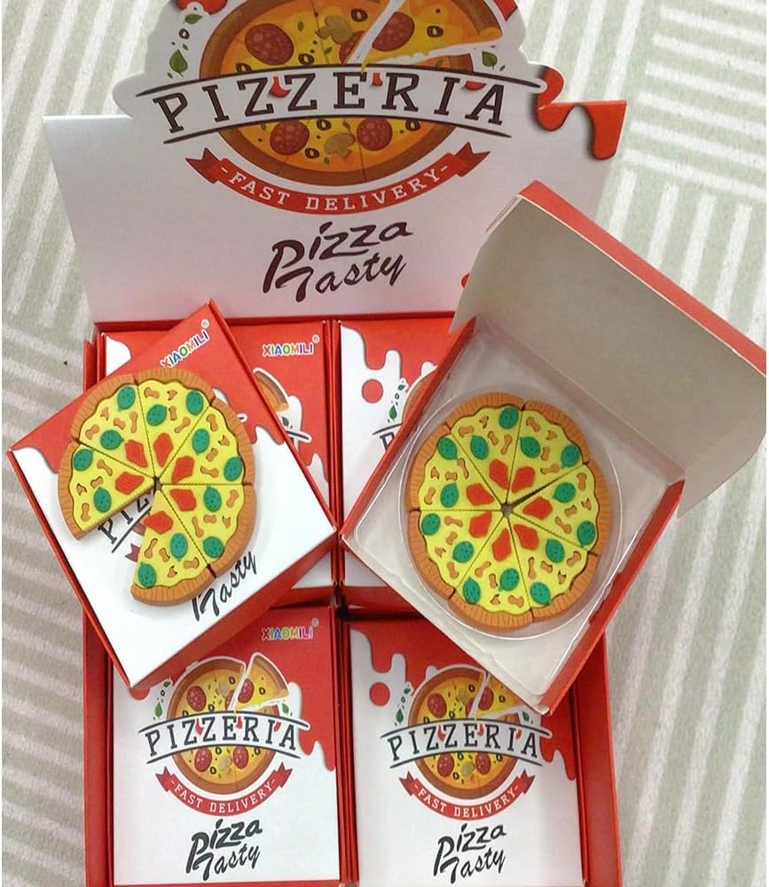 Pizza Fun & Play Erasers