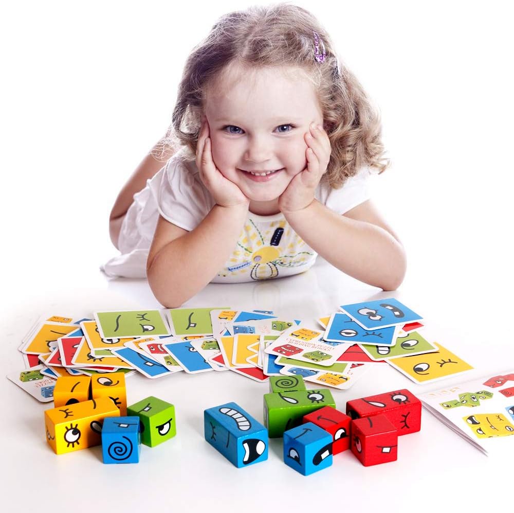 Interactive Expressive Emotion Playset Cubes