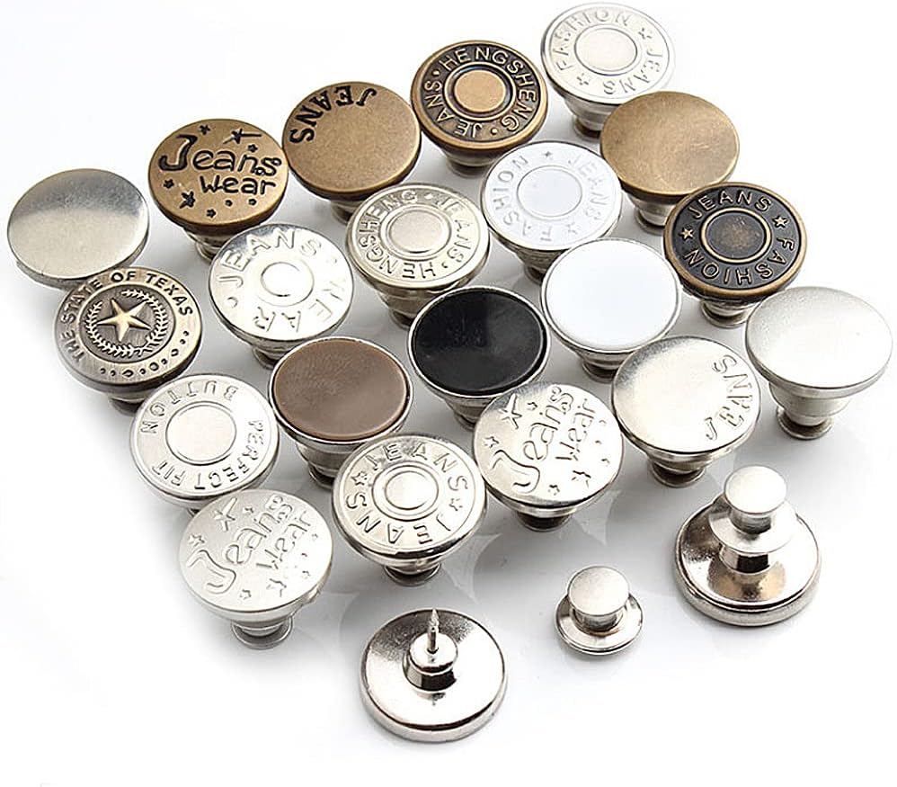 LuxeNatural 10pcs Button Pack