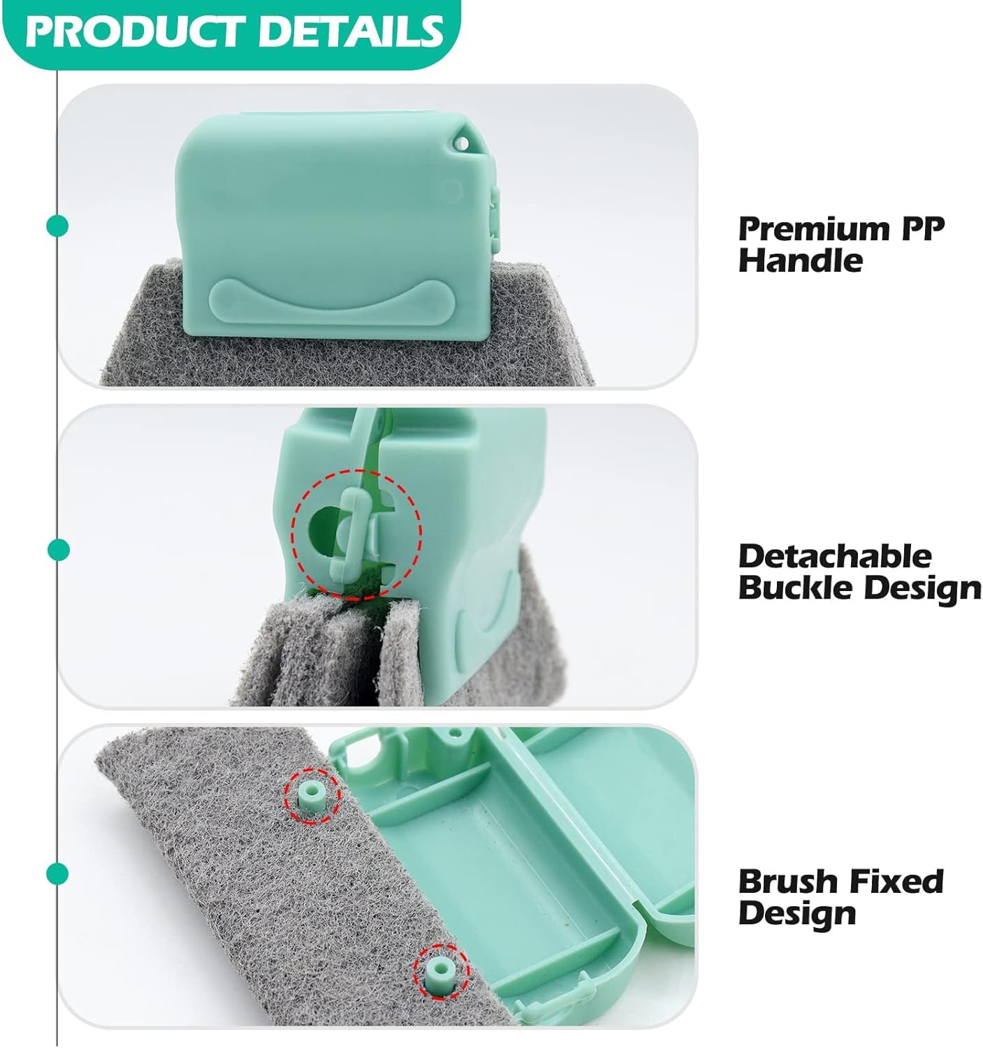 GrooveGlide Window Cleaner Brush