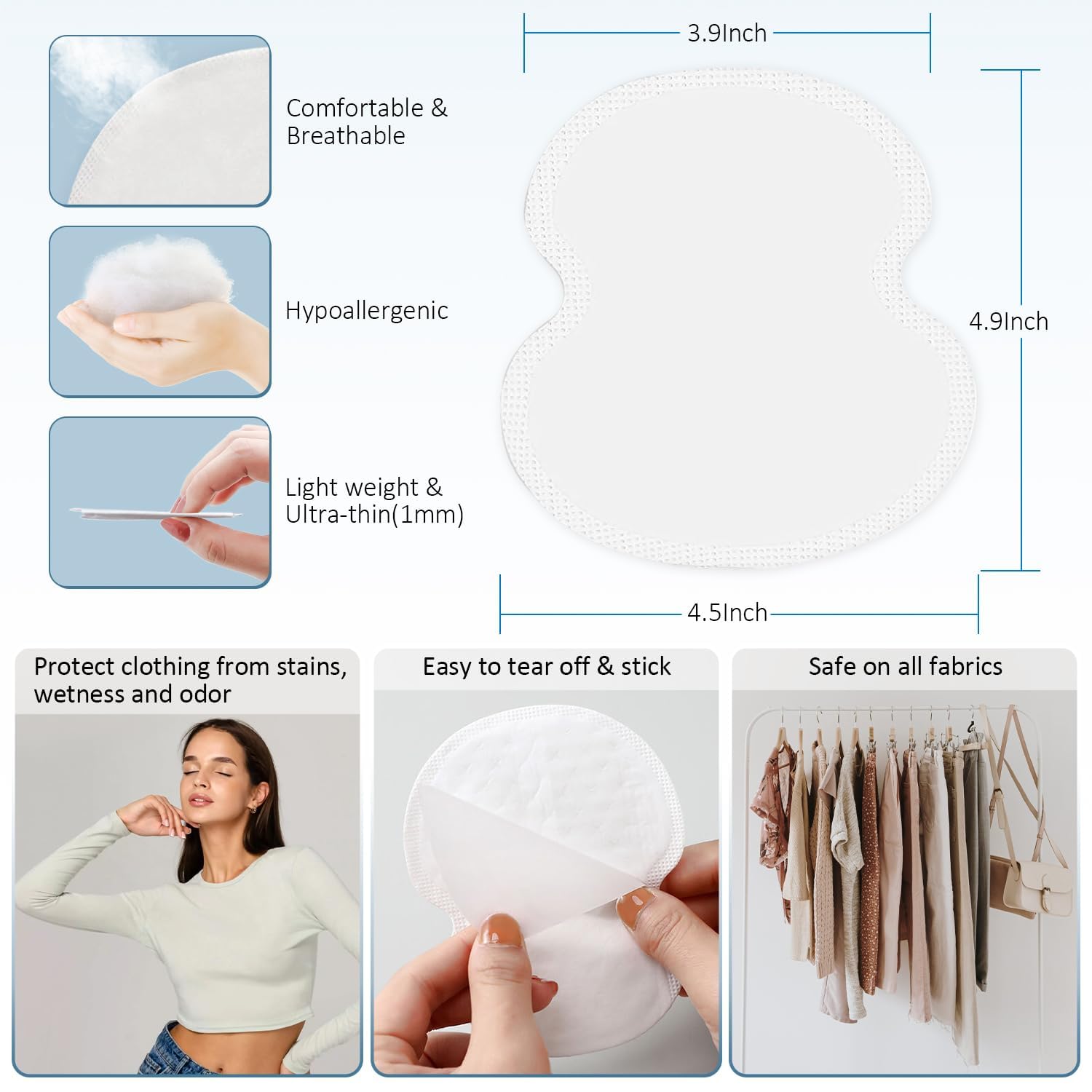 NoTrace Underarm Pads