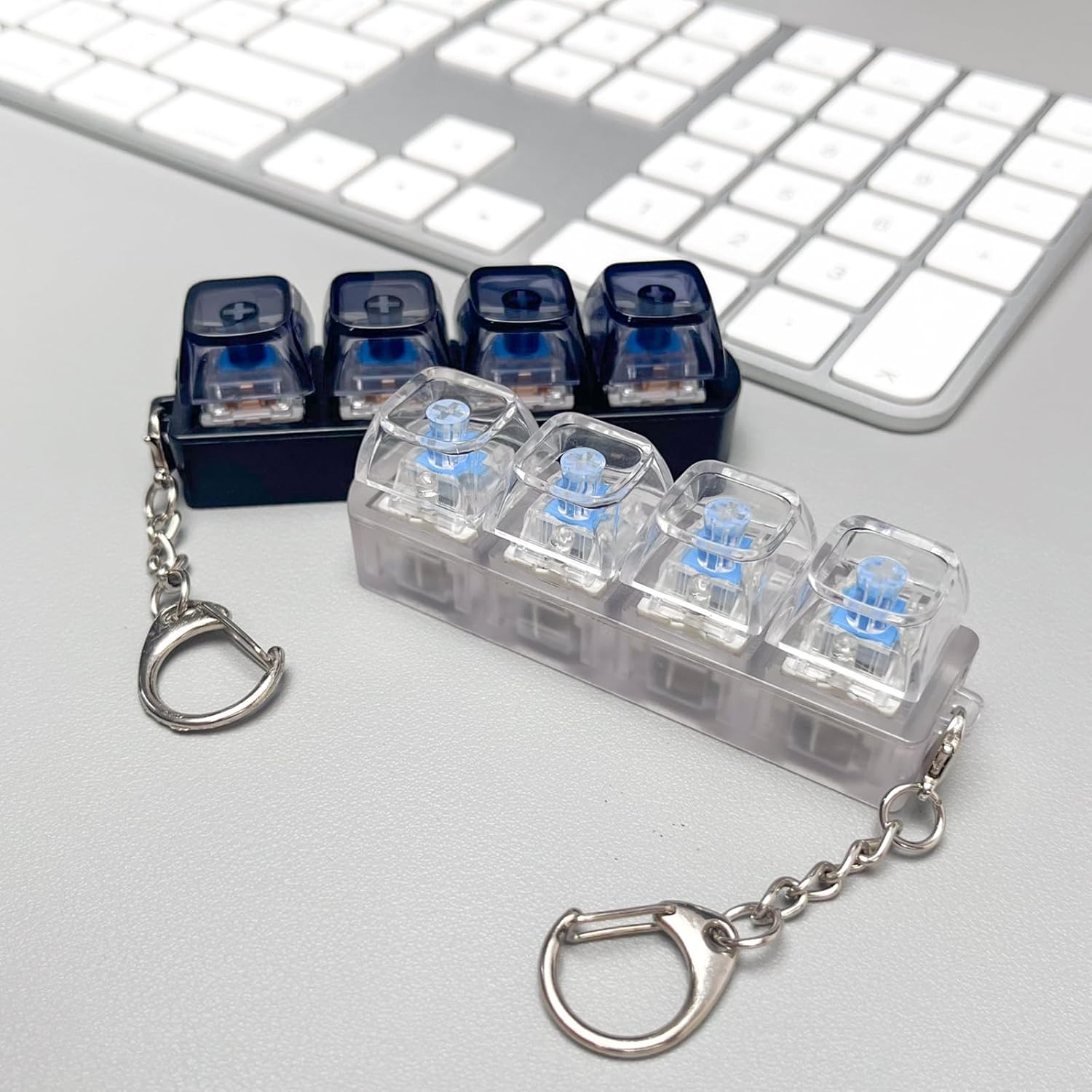 StressLess Click Keyboard Keychain