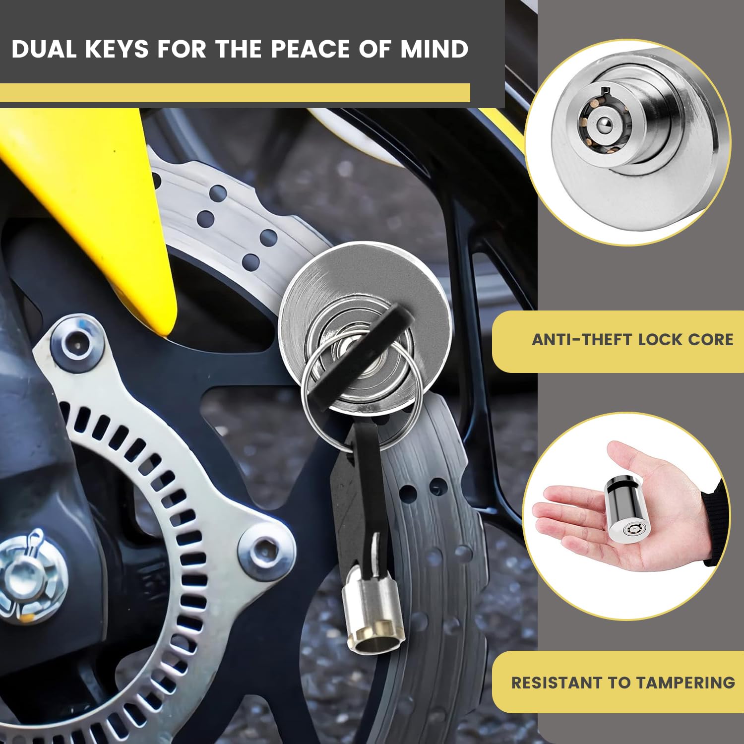 LockNStop Anti-Theft Brake Lock