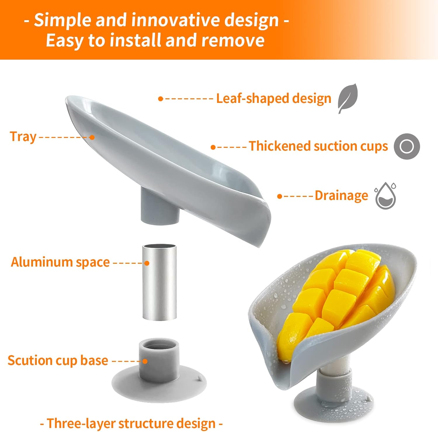 SereneLeaf Soap Holder