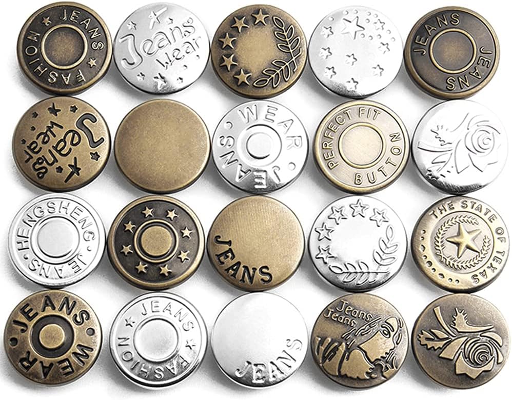 LuxeNatural 10pcs Button Pack