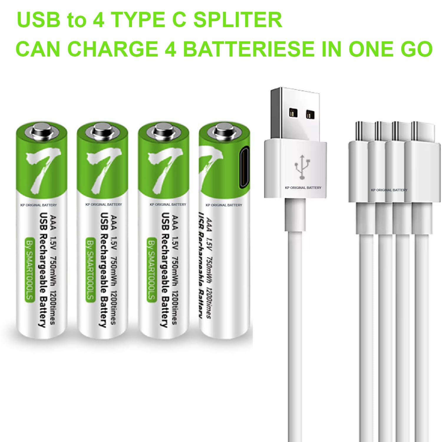 EcoSmart Rechargeable AAA Battery Set