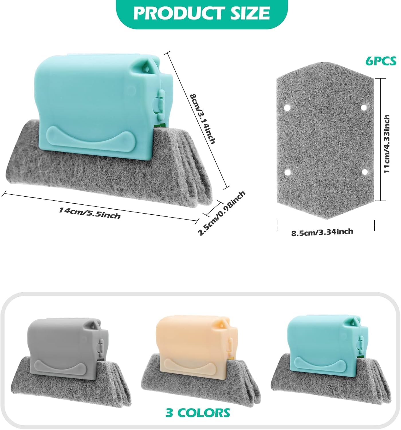 GrooveGlide Window Cleaner Brush