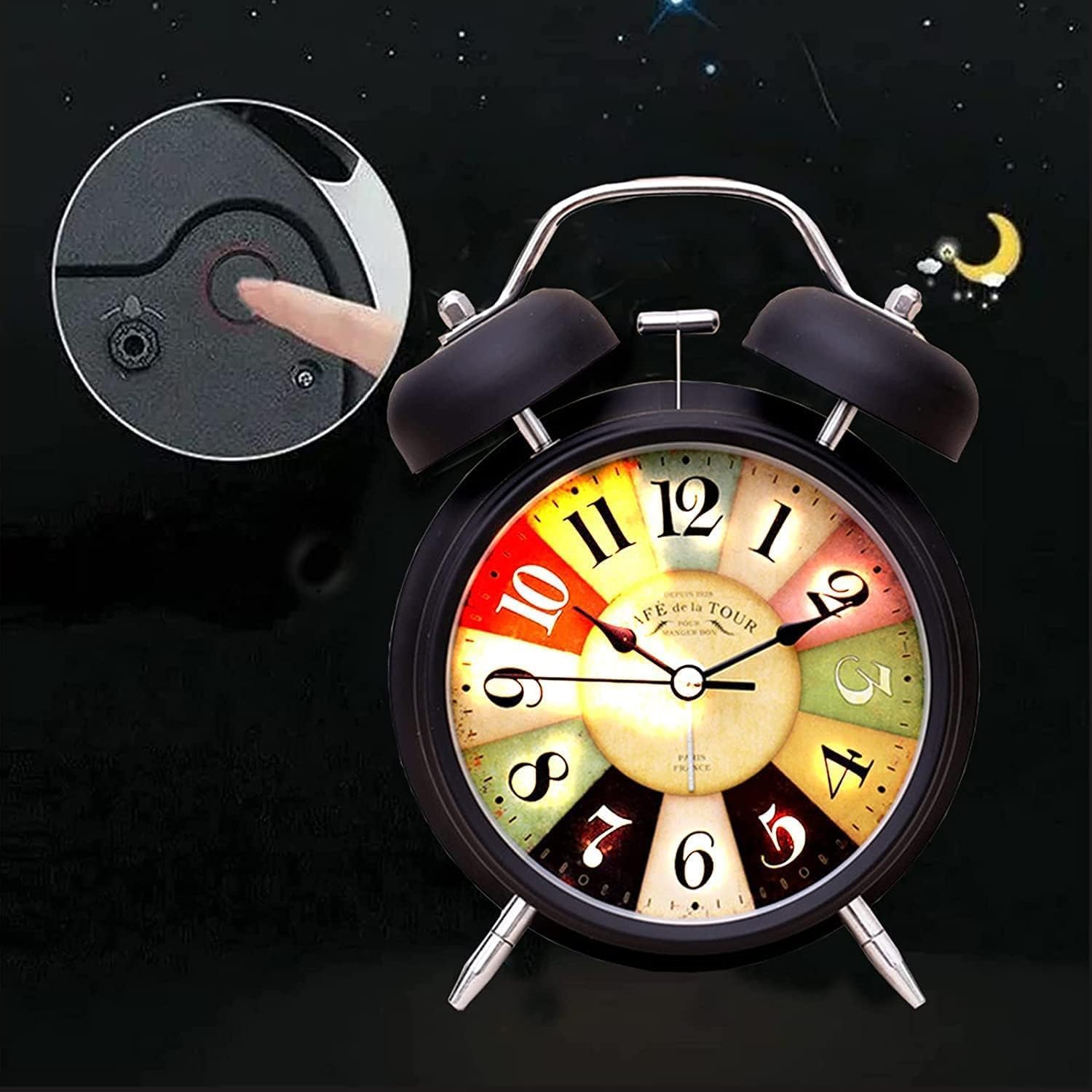 NightShine Retro Bell TimeKeeper