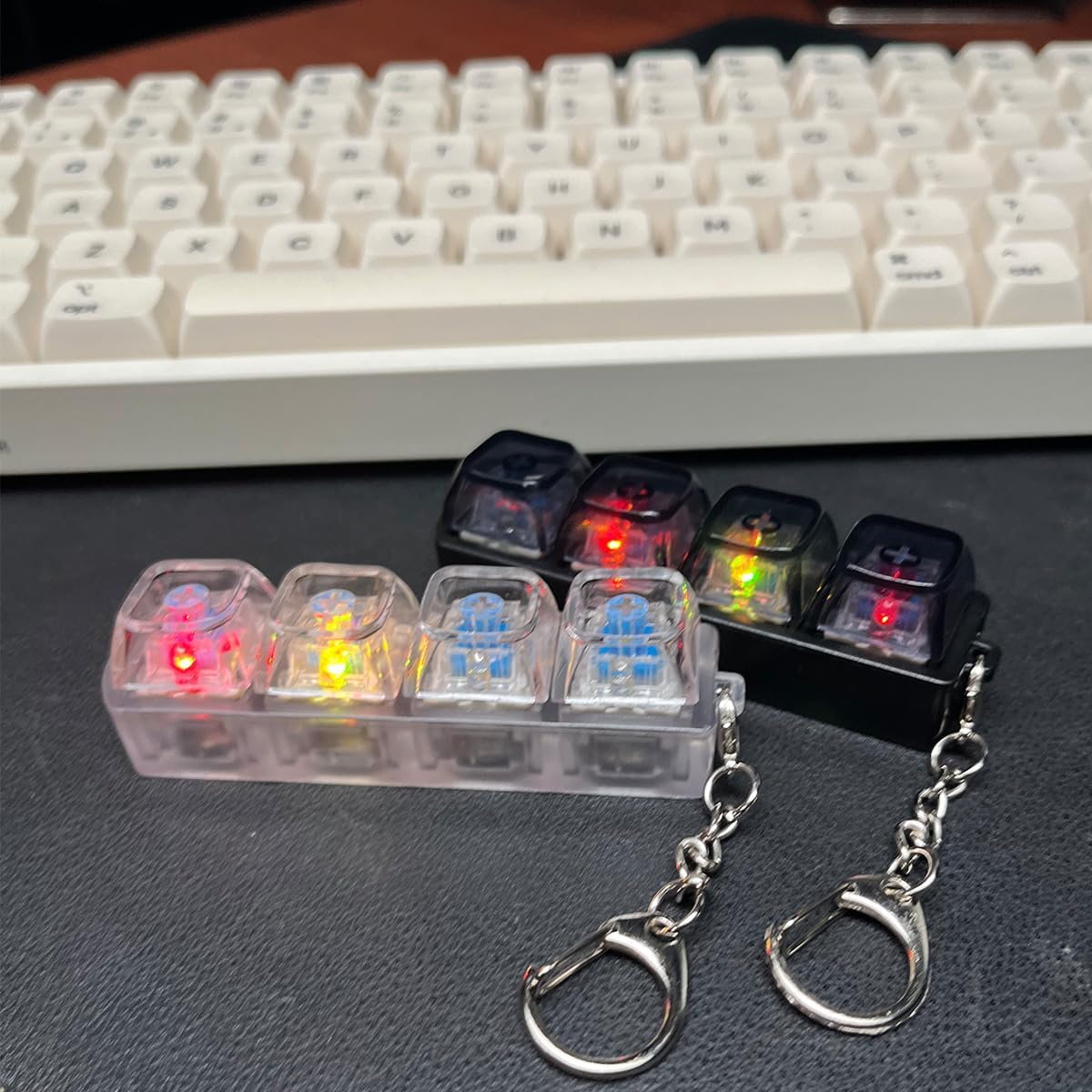 StressLess Click Keyboard Keychain