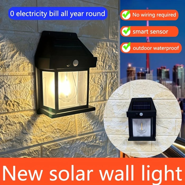 Solar Outdoor Wall Lamp