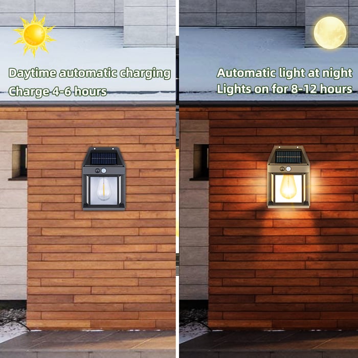 Solar Outdoor Wall Lamp